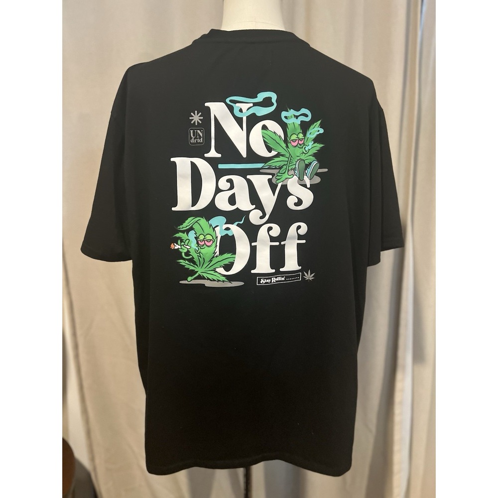 Undrtd T Shirt Stay Rollin' Awesome Graphics On Back 3xl Black - Picture 5 of 9